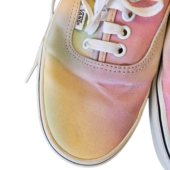 Vans Authentic Aura Shift Tie Dye Skate Canvas Lace Sneakers - Picture 6 of 9